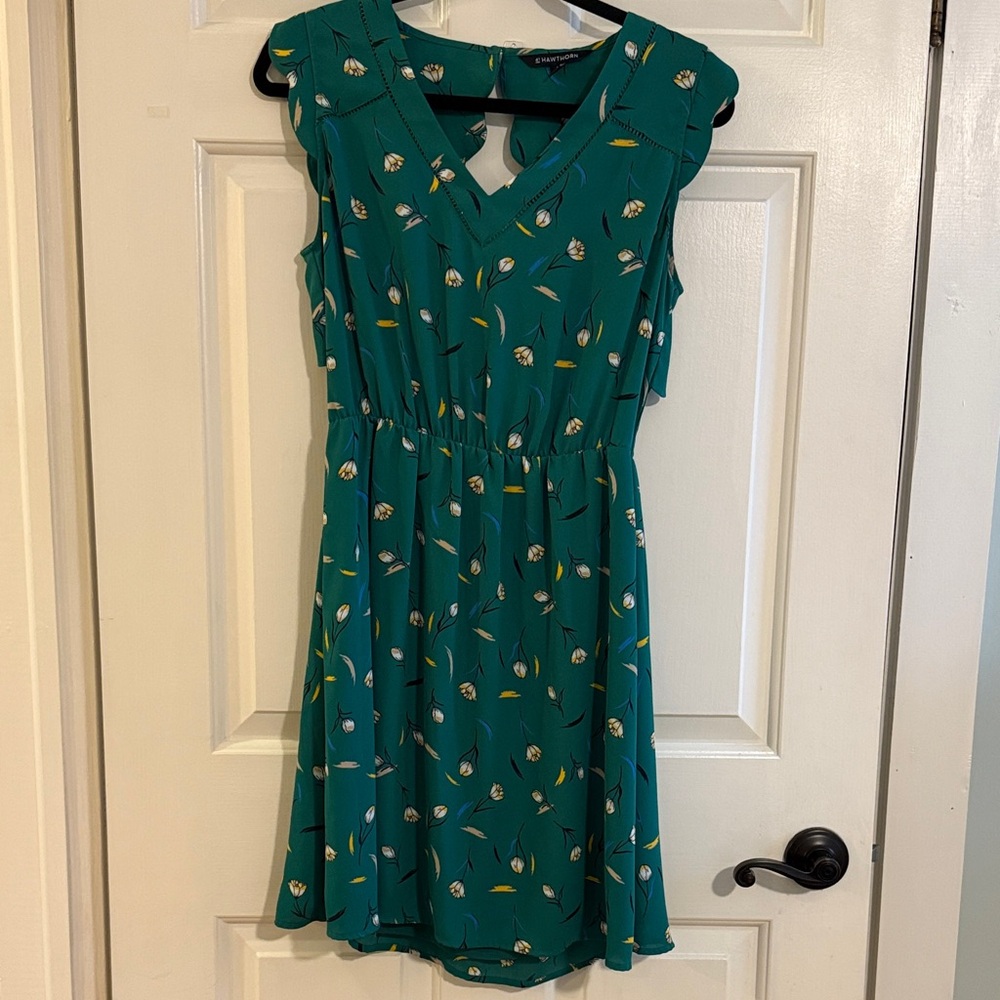 41 Hawthorn Teal and Blue Dress